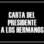 CARTA PRESIDENTE JUNTA GESTORA A LOS HERMANOS
