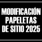 MODIFICACIÓN PAPELETAS DE SITIO 2025 HDAD PANADEROS