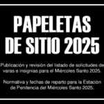 Papeletas de Sitio 2025