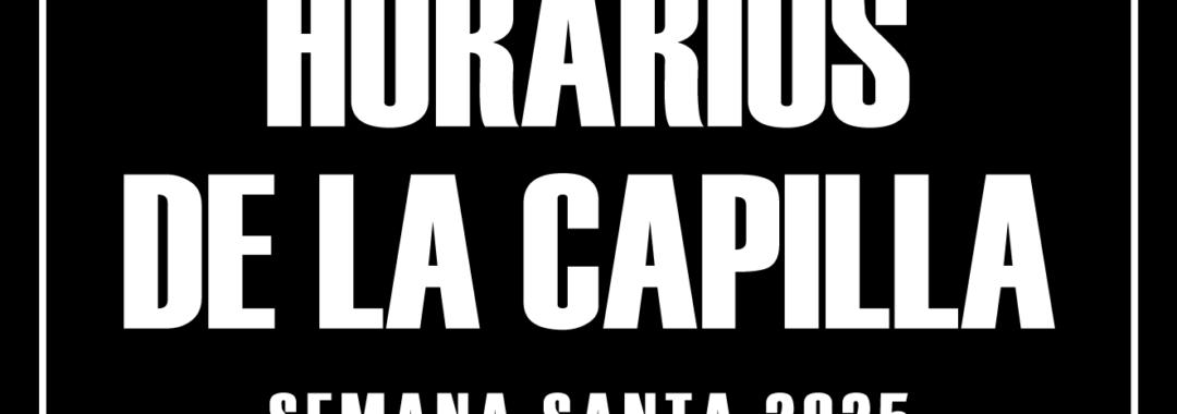 HORARIOS SEMANA SANTA 2025 LOS PANADEROS