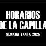 HORARIOS SEMANA SANTA 2025 LOS PANADEROS