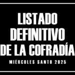 LISTADO DEFINITIVO HDAD PANADEROS SEVILLA XS 2025